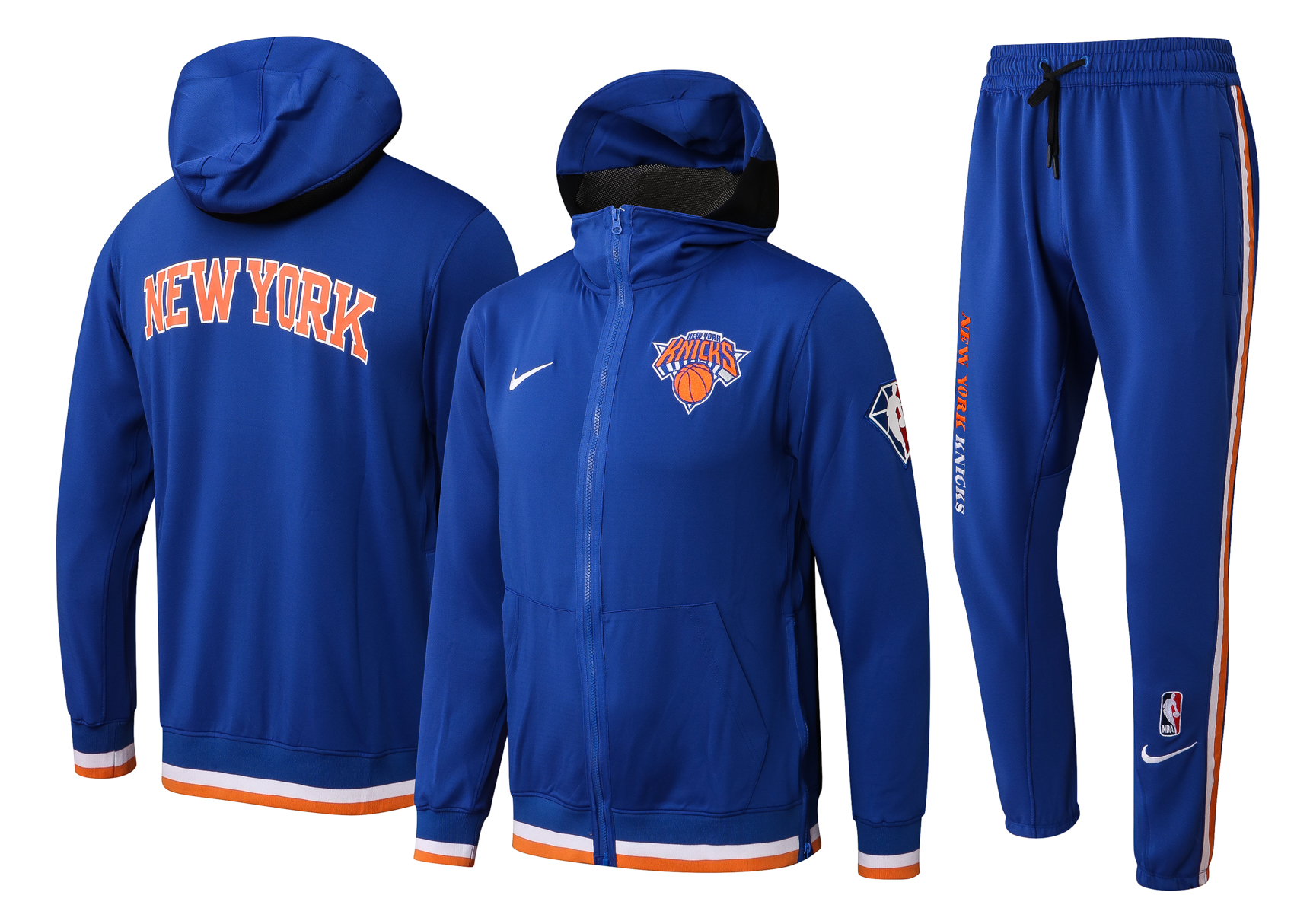 Men New York Knicks blue  2024 NBA Nike Training suit